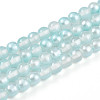 Baking Paint Transparent Glass Beads X1-DGLA-N011-4mm-05-1