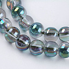 Electroplate Glass Beads Strands GLAA-K025-HR-10mm-A01-3