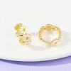 Brass Enamel Hoop Earrings X-EJEW-S277-01G-3