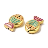 Baking Paint Glass Enamel Beads GLAA-B035-01C-3
