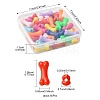 50Pcs UV Plating Acrylic Beads PACR-FS0001-09-4