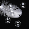 Handmade Two Holes Blown Glass Globe Beads BLOW-TA0001-01C-3