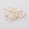 Eco-Friendly Plastic Earring Hooks X-STAS-K203-03G-1
