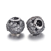 Hollow 925 Sterling Silver European Beads OPDL-L017-070TAS-2