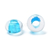 Transparent Acrylic European Beads TACR-P009-C01-10-2