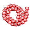 Handmade Polymer Clay Beads Strands CLAY-S096-042B-2