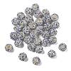 Sparkle Glass Rhinestone Round Beads OACR-S048-01J-2