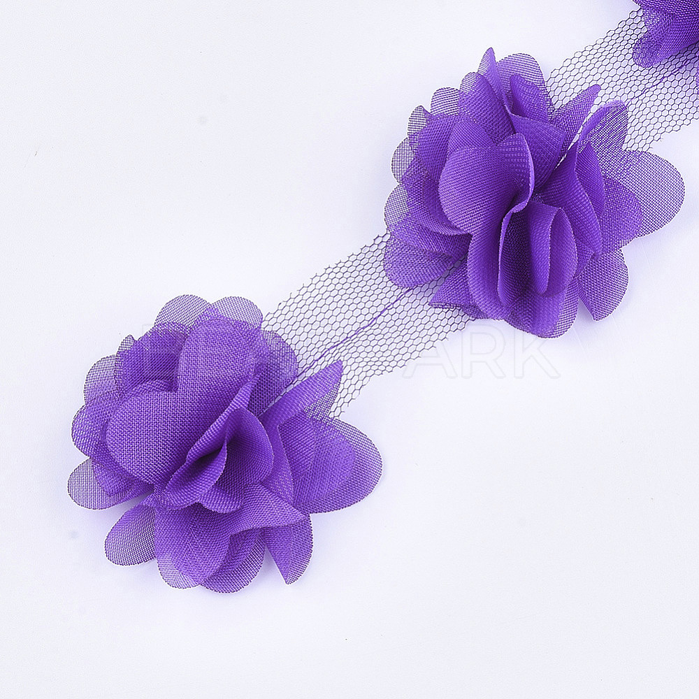 Organza Flower Ribbon - Beadpark.com