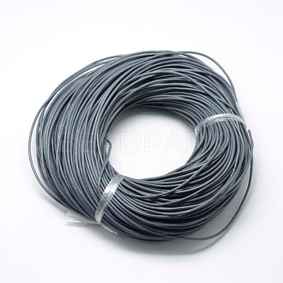 Spray Painted Cowhide Leather Cords WL-R001-2.0mm-06-1