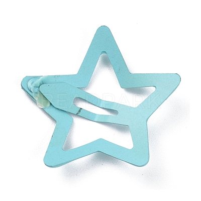 Star Spray Painted Iron Snap Hair Clip for Girls PHAR-A011-20-1