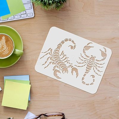 Large Plastic Reusable Drawing Painting Stencils Templates DIY-WH0202-197-1
