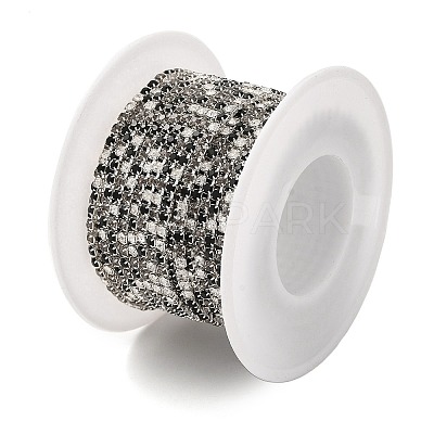 Rhinestone and Iron Cup Chain CH-A007-01I-1