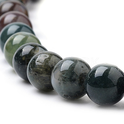 Natural Indian Agate Beads Strands G-S259-31-10mm-1