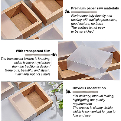 Kraft Paper Jewelry Boxes CON-WH0068-65E-1