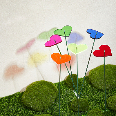 Acrylic Garden Stake AJEW-FH0005-24D-1