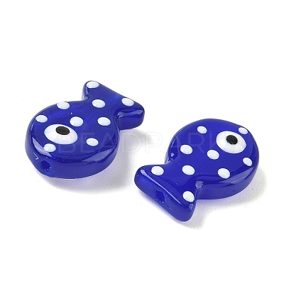 Baking Paint Glass Enamel Beads LAMP-D303-04L-1