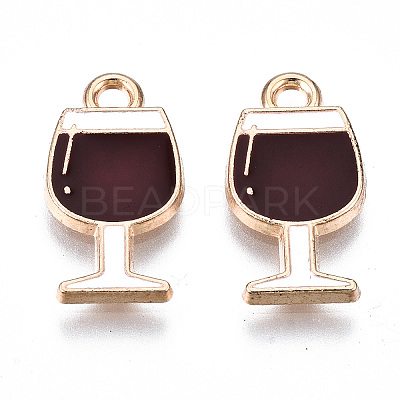 Eco-Friendly Alloy Enamel Pendants X-ENAM-Q437-049-NR-1