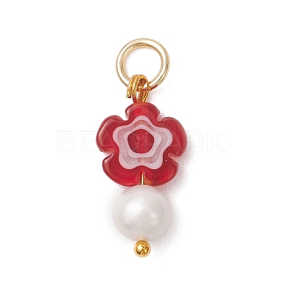 Glass Pendants PALLOY-JF04764-1