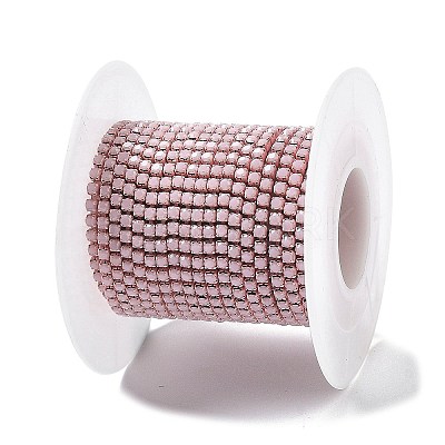 Iron Rhinestone Glass Cup Chain CH-U001-01B-1