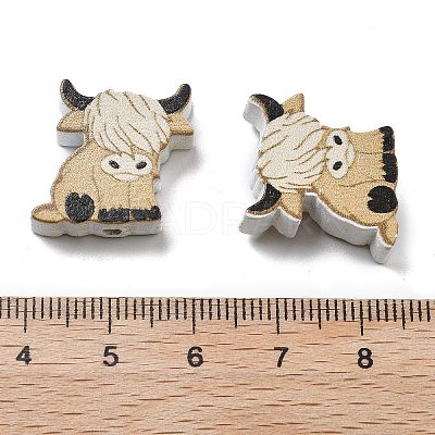Printed Wood Beads WOOD-G023-03A-1