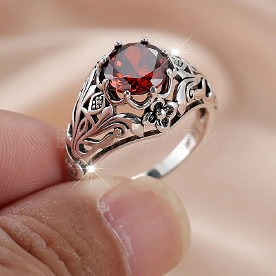 Alloy and Rhinestone Finger Rings for Women FS-WG94321-02-1