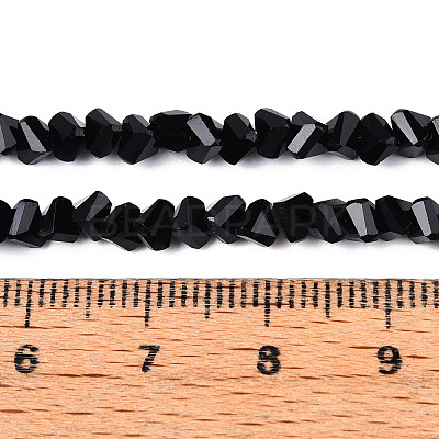 Opaque Glass Beads Strands X-GLAA-N019-4mm-01-1