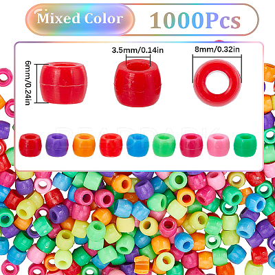 Plastic Beads KY-SC0001-90-1