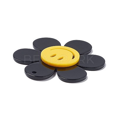 Opaque Acrylic Big Pendants LS-OACR-P012-B06-1