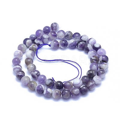 Natural Amethyst Beads Strands G-L552H-03B-1