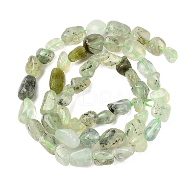 Natural Prehnite Beads Strands G-F521-29-1