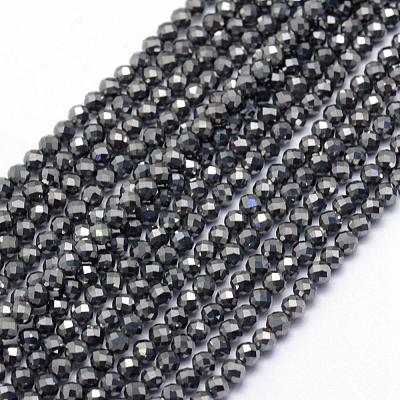 Terahertz Stone Beads Strands G-E411-15-3mm-1