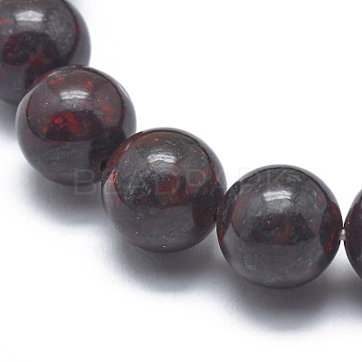 Natural Brecciated Jasper Bead Stretch Bracelets BJEW-K212-C-040-1