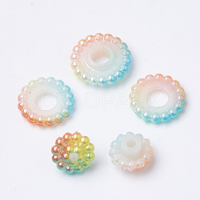 Imitation Pearl Acrylic Beads OACR-T004-12mm-17-1