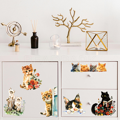 3 Sheets 3 Styles PVC Waterproof Decorative Stickers DIY-WH0404-069-1