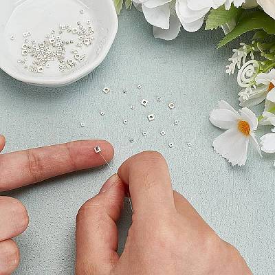 114Pcs 3 Styles 925 Sterling Silver Beads STER-AR0001-09-1