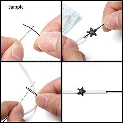 Star PVC Plastic Cord Lock for Mouth Cover KY-D013-01C-1