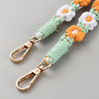 Cotton Rope Shoulder Phone Straps AJEW-WH20026-01R-1