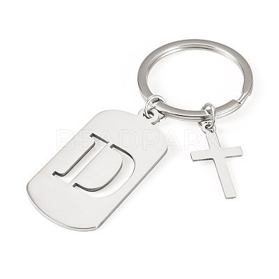 1Pc Stainless Steel Keychains KEYC-TADJ0001-08D-1