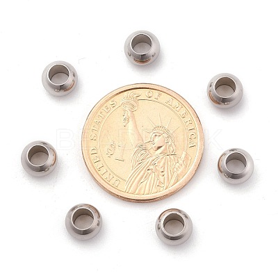Tarnish Resistant 304 Stainless Steel Rondelle Beads STAS-I020-14-1
