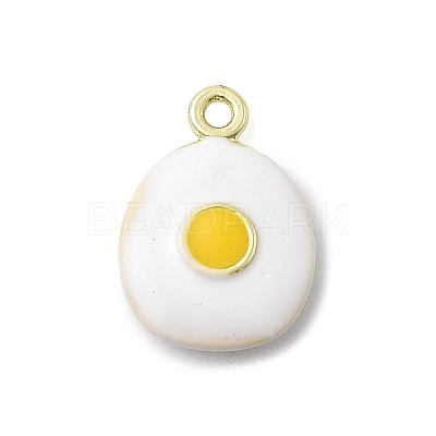Food Theme Alloy Enamel Pendants FIND-C075-10A-G-1