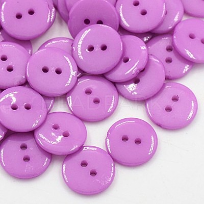 Acrylic Sewing Buttons X-BUTT-E084-E-M-1