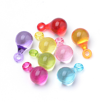 Transparent Acrylic Pendants X-TACR-S144-48-1