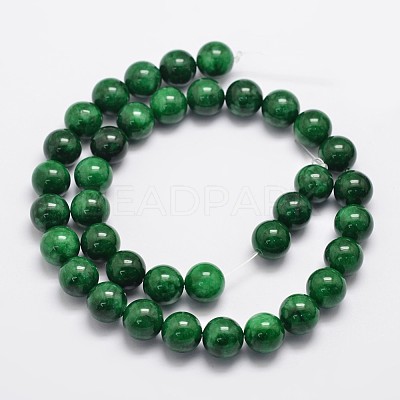 Natural Malaysia Jade Beads Strands G-A146-10mm-B04-1