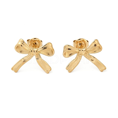 304 Stainless Steel Stud Earrings EJEW-G423-32B-G-1