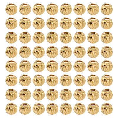 Brass Beads LS-X1-KK-G312-01G-6mm-G-1