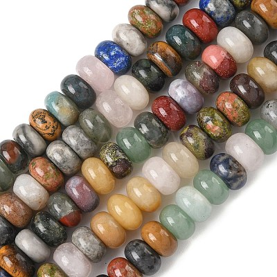 Natural Mixed Gemstone Beads Strands G-A280-A01-03-1