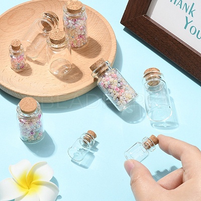 30Pcs 3 Styles Mini Cute Small Glass Jar Glass Bottles AJEW-YW0001-45-1