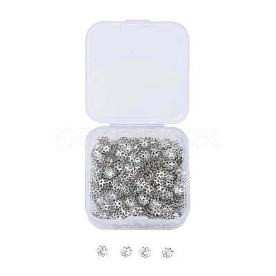 Multi-Petal Iron Bead Caps IFIN-YW0001-12P-1