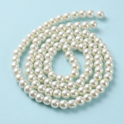 Glass Pearl Beads Strands HY-8D-B02-1