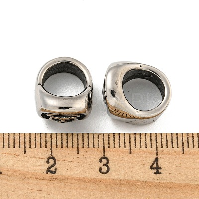 316 Surgical Stainless Steel Beads STAS-Q326-06AS-06-1